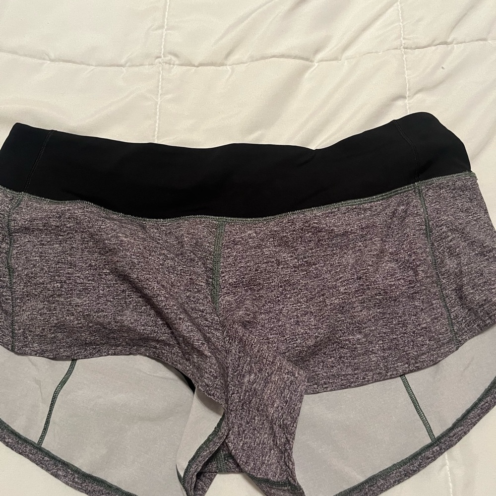Four pairs of Lululemon shorts. All size 6 2.5 inch low rise.Sold individually